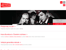 Tablet Screenshot of divadlovdlouhe.cz